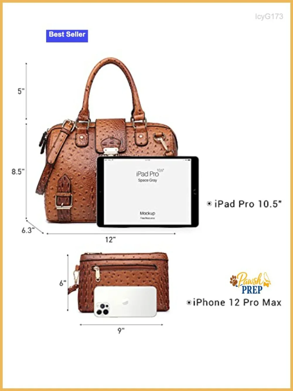 Women's Satchel Purse Top Handle Handbag Vegan Leather Work Tote